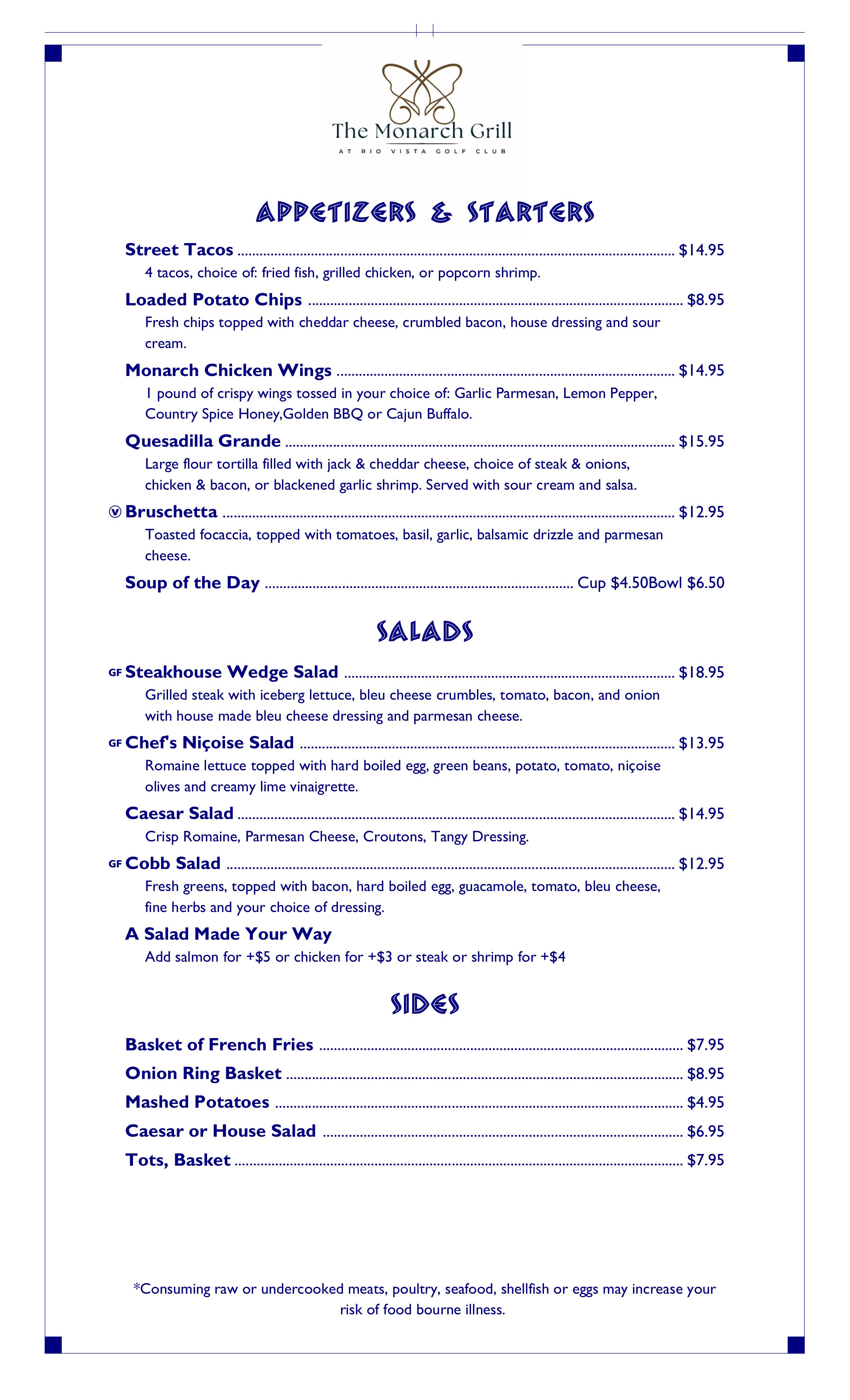 Monarch Menu 10.6.25 images 0
