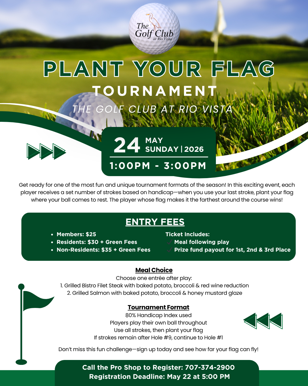 Plant Your Flag Tournament Rio Vista Flyer